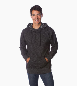 Independent trading company prm series men s baja pullover hood baja black