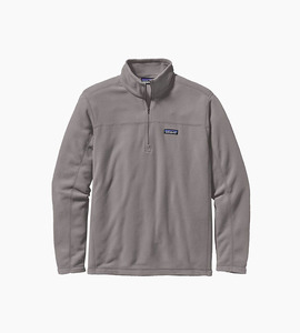 Patagonia m s micro d pullover feather grey