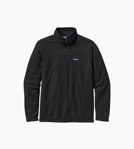 Patagonia m s micro d pullover black