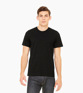 Bella canvas unisex jersey short sleeve tee black heather