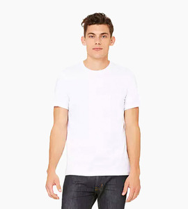 Bella canvas unisex jersey short sleeve tee white