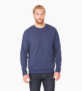 Bella canvas unisex sponge fleece drop shoulder sweatshirt navy