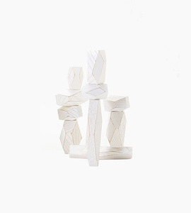 Areaware balancing blocks white