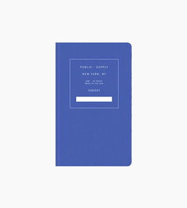 Public supply notebook single blue 02