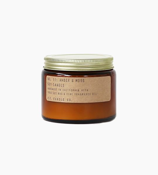 Pfcandleco14ozdoublewicksoycandleambermoss