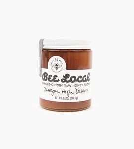 Bee local 8.6 oz honey jar oregon high desert