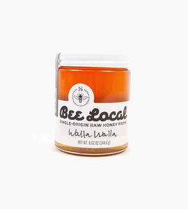 Bee local 8.6 oz honey jar walla walla