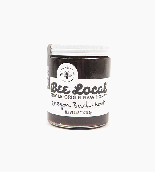 Bee local 8.6 oz honey jar oregon buckwheat