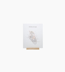 42 pressed co. roam map prints charleston