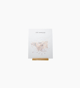 42 pressed co. roam map prints los angeles