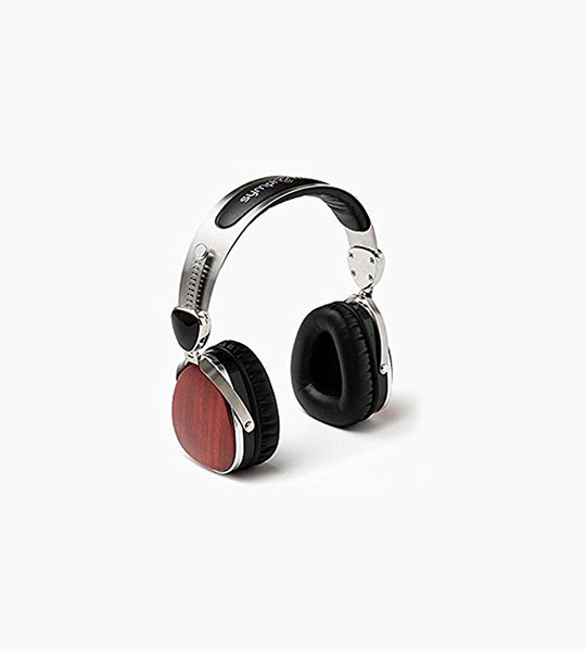 Lstn troubadour on ear headphones cherry