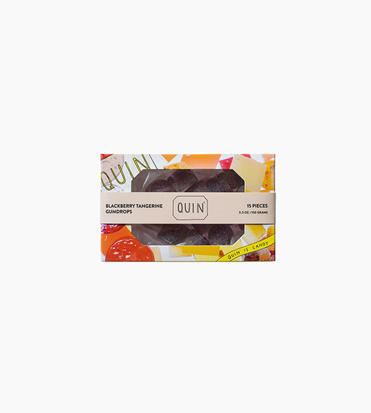 Quin candy blackberry tangerine gumdrops