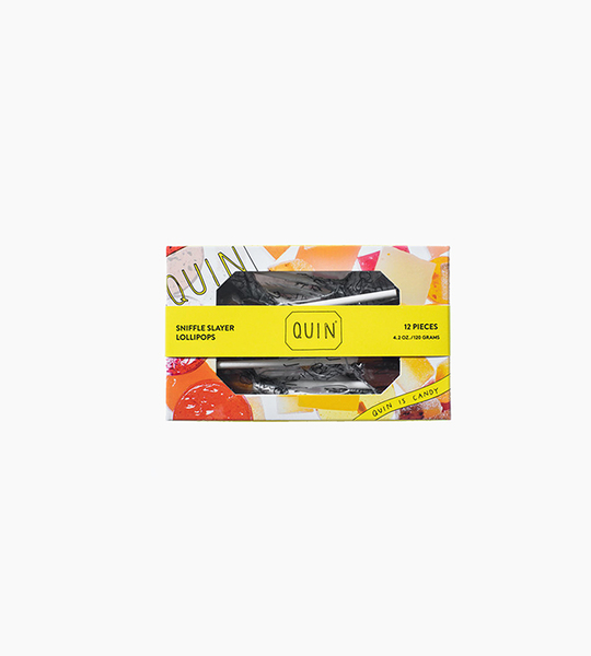 Quin candy sniffle slayer lollipops
